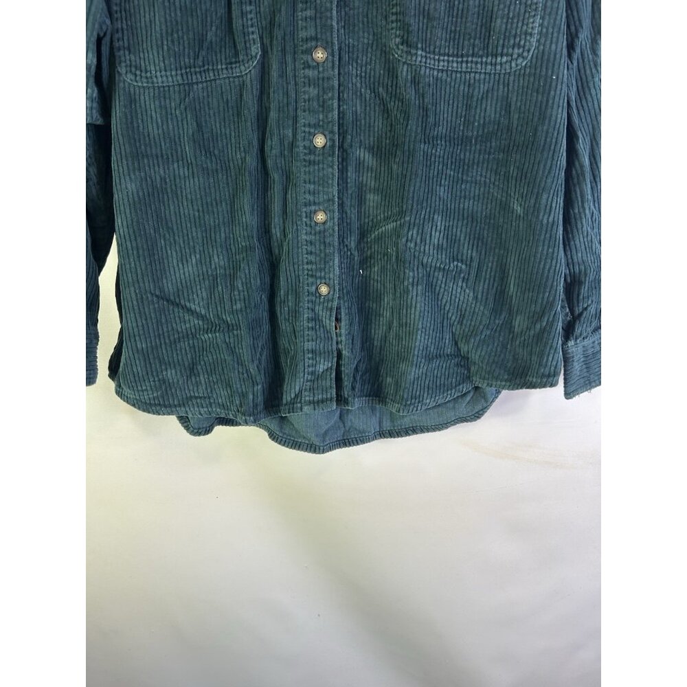 VTG 90s Looney Tunes Tweety Bird Wide Whale Corduroy Button Shirt - Picture 2 of 5